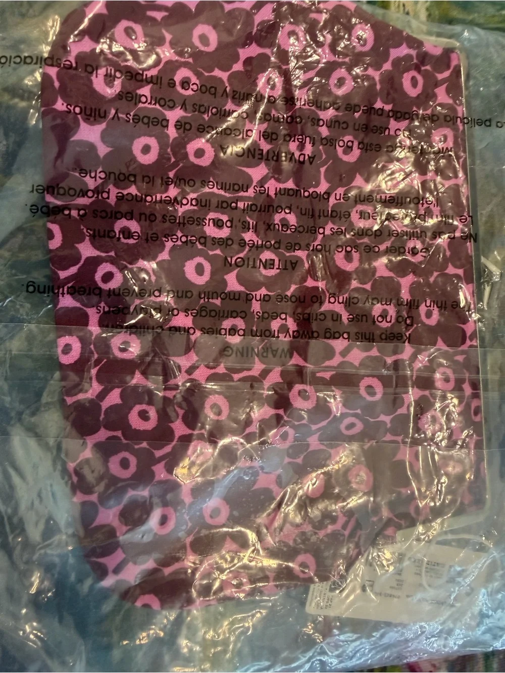 NWT new MARIMEKKO Pikkuinen Unikko poulikas kukk floral pouch bag